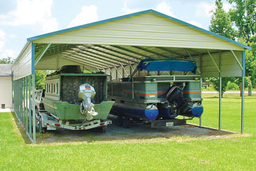 2 boat carport to protect your boats from weathering elements. 