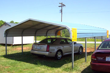 Design, Price, and Purchase Metal Carports in Jacksonville, NC