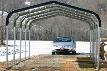 Build, price and purchase metal carports in Appomattox VA